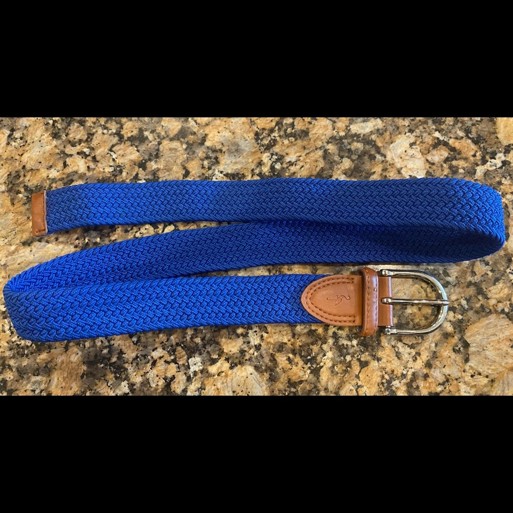 TailorByrd Mens Braided Stretch Belt (M 32-34)